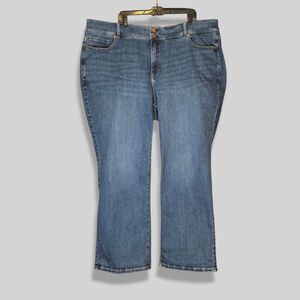 Lane Bryant Bootcut Jeans Flex Magic Tighter Tummy Fit High-Rise Medium Blue 28